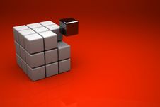 3d Cube Royalty Free Stock Photos