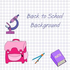 Back To School Background Royalty Free Stock Images
