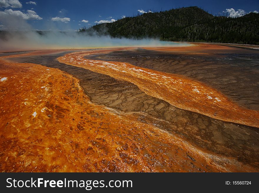 Steam of the Grand Prismatic