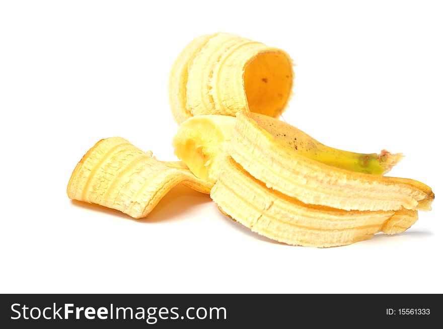 Banana isolated on white background. Banana isolated on white background