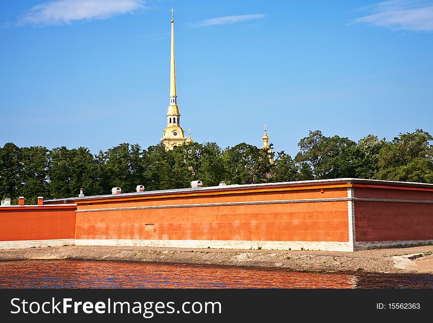 Peter and Paul Fortress in St. Peresburg. Russia