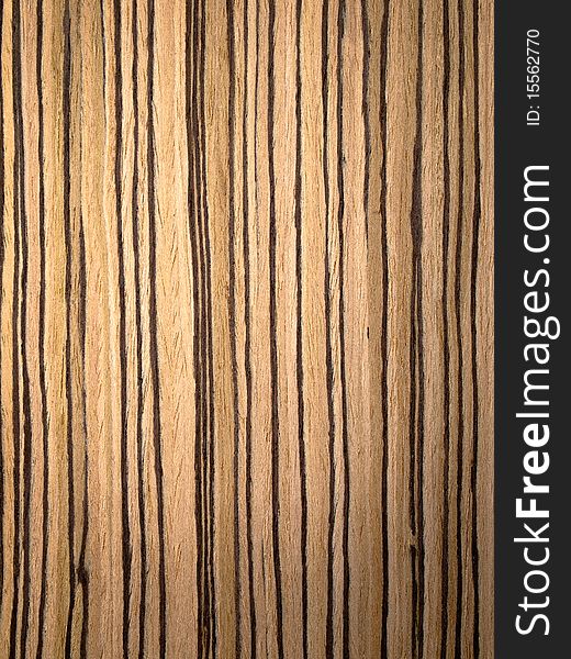 Texture of zebrano Wood background. Texture of zebrano Wood background
