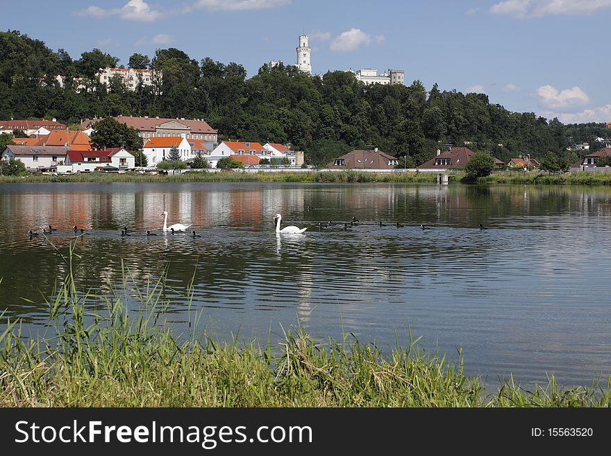 Romantic View Of Hluboka Nad Vltavou