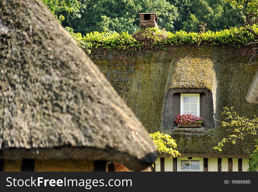 View of a typical french house