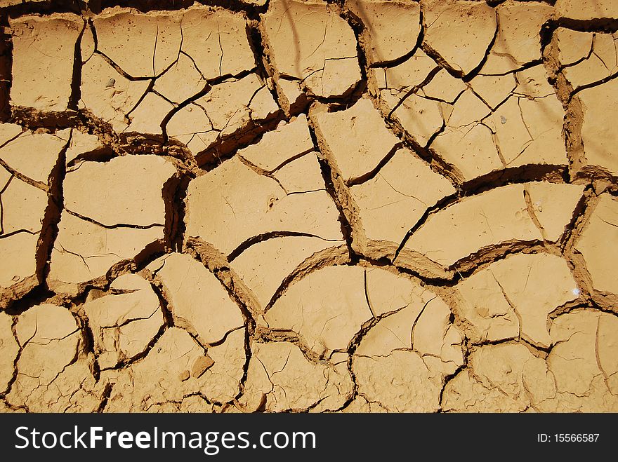 View of a pattern in the ground. View of a pattern in the ground.