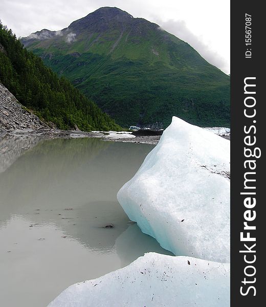 A view of Alaska ice sheets and Glaciers