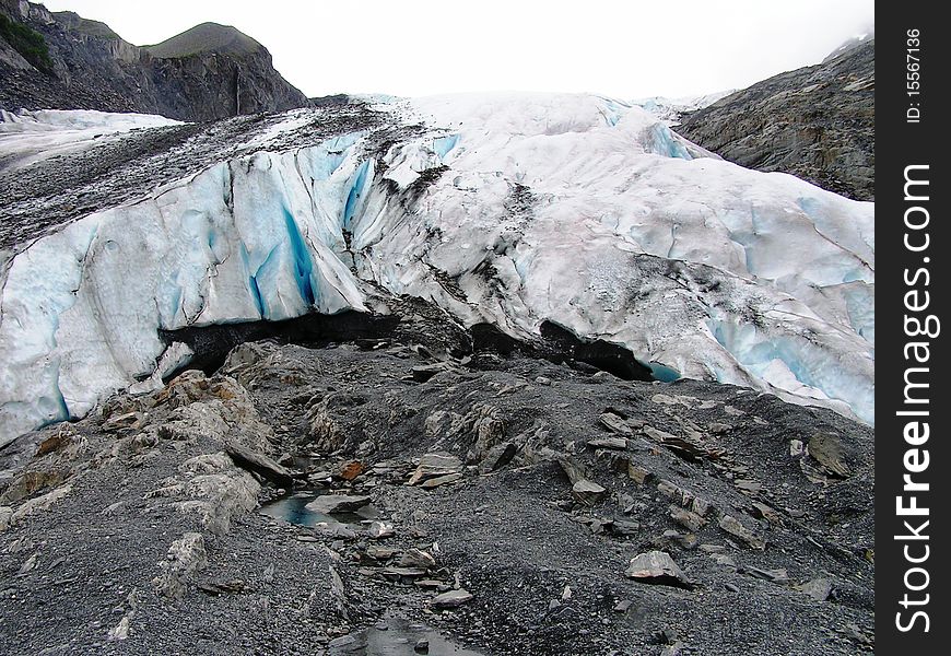 View Of Alaska Ice Sheets And Glaciers