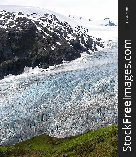 A View of Alaska ice sheets and Glaciers