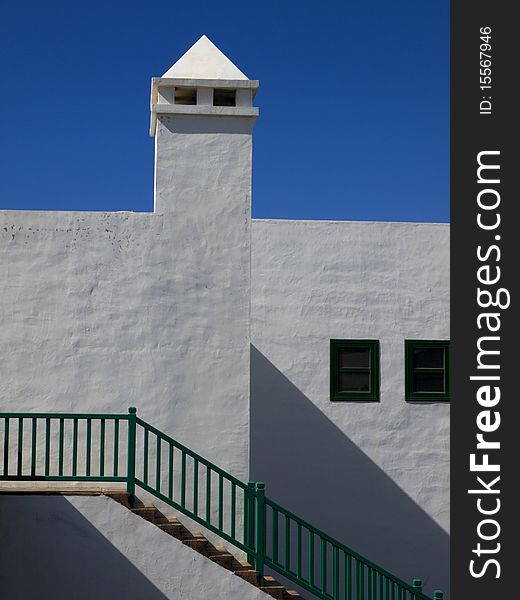 House facade on the isle of Lanzarote