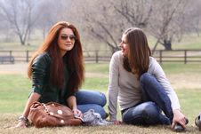 Two Young Woman Stock Image Two Young Woman Stock Image