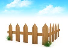 3d Wooden Fence Royalty Free Stock Images 3d Wooden Fence Royalty Free Stock Images