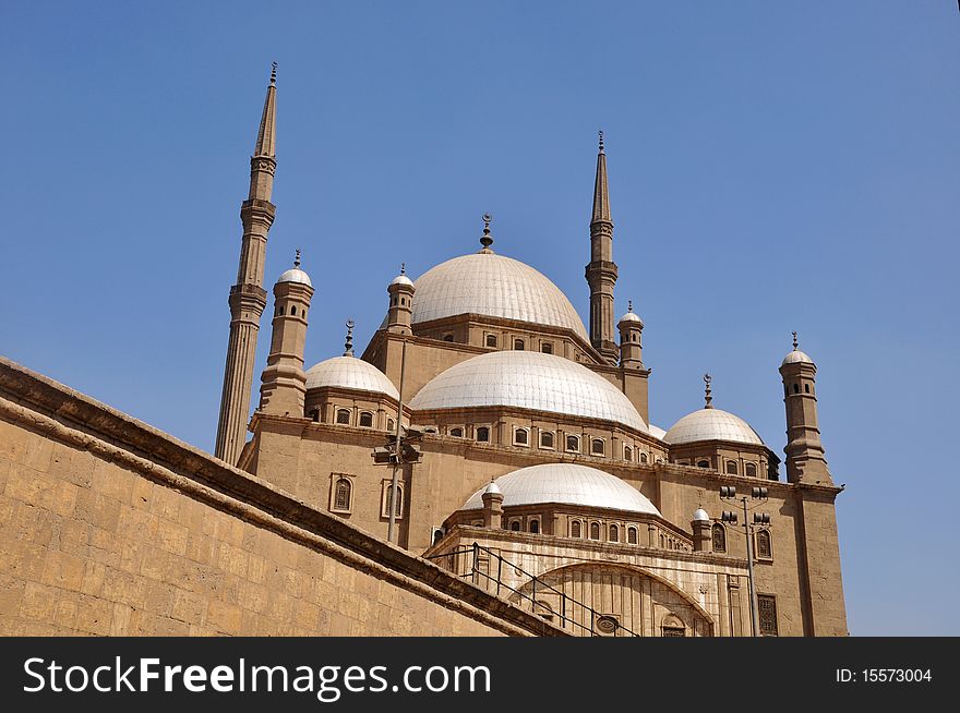 Scenery of a famous mosque in Cairo,Egypt
