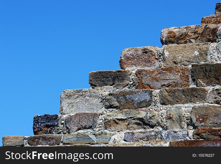 Stairs of Ruins inMonte Alban, Mexico. Stairs of Ruins inMonte Alban, Mexico