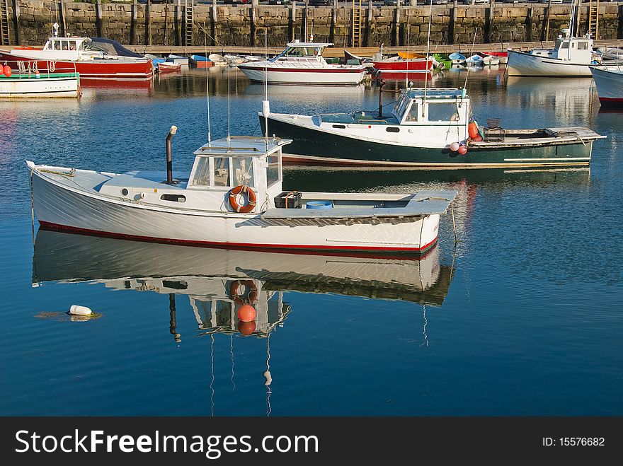 Fishing Boats In Harbor