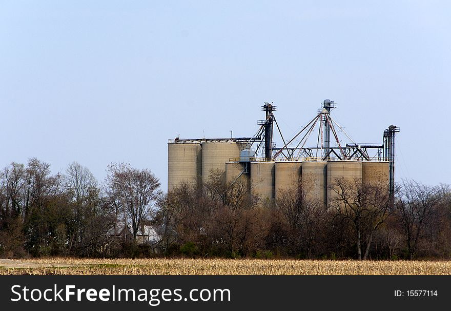 Grainery On Farmland