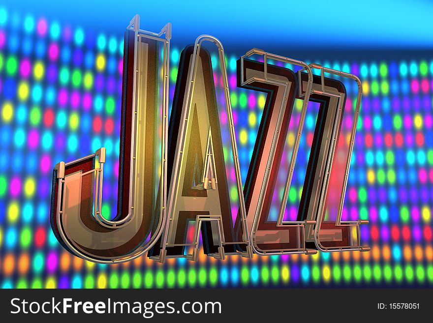 Abstract jazz background