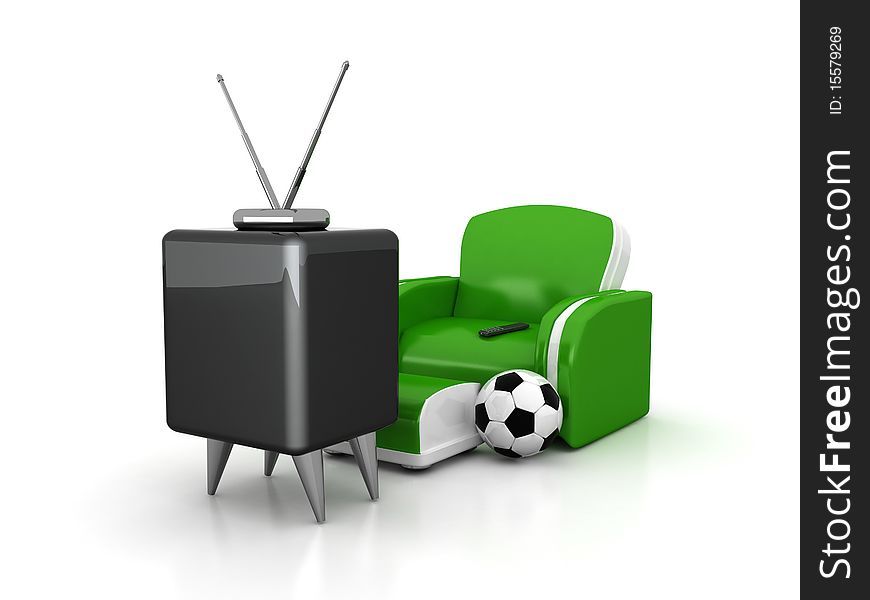 Tv And Chair