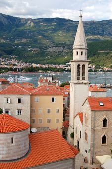 The Old Town Of Budva, Montenegro Royalty Free Stock Image The Old Town Of Budva, Montenegro Royalty Free Stock Image