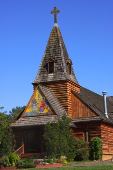 Church Steeple And Entrance. Stock Photos Church Steeple And Entrance. Stock Photos
