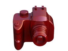 3d DSLR Camera Isolated Royalty Free Stock Image 3d DSLR Camera Isolated Royalty Free Stock Image