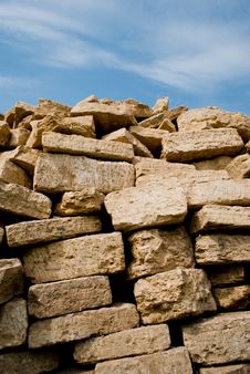 Stacked Pile Of Bricks Stock Photos Stacked Pile Of Bricks Stock Photos