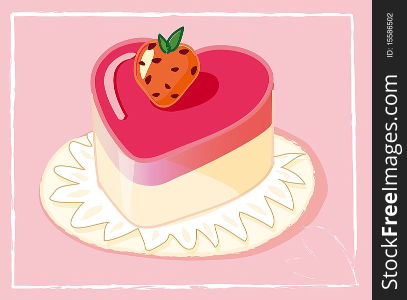 Cake  illustration
A beautiful sunny day