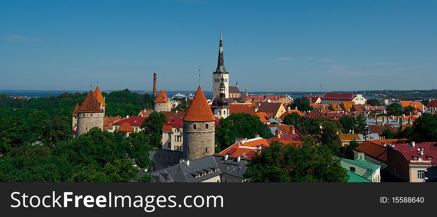 Picture of old town in tallinn. Picture of old town in tallinn