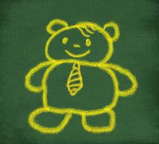Sketch Of Yellow Teddy Bear Royalty Free Stock Photo Sketch Of Yellow Teddy Bear Royalty Free Stock Photo