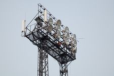 Stadium Light And Cellular Antennas Stock Images Stadium Light And Cellular Antennas Stock Images