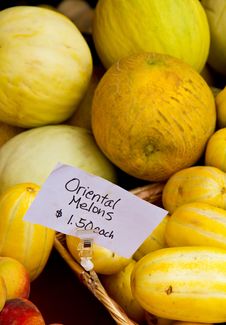 Oriental Melons Royalty Free Stock Images Oriental Melons Royalty Free Stock Images