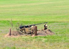 Old Anti Aircraft Gun Stock Photos