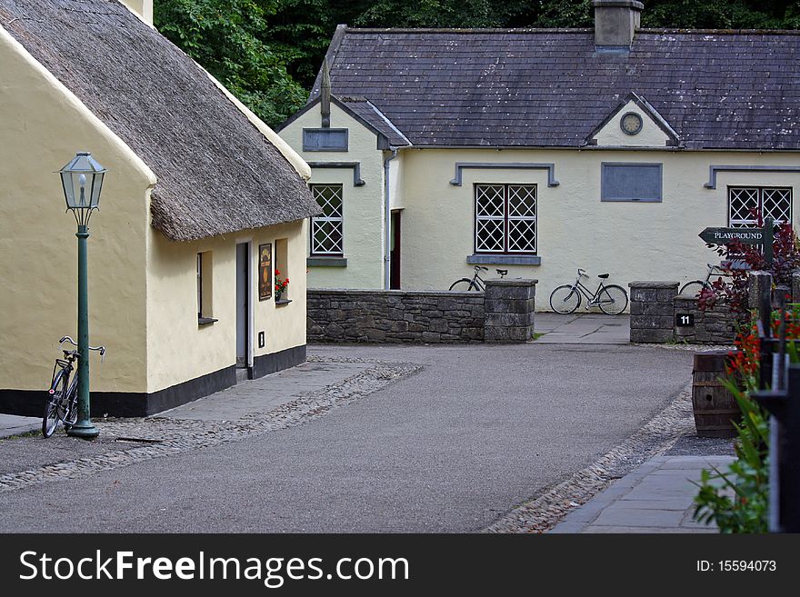 The Main Street That runs through Bunratty Folk Park. The Main Street That runs through Bunratty Folk Park.