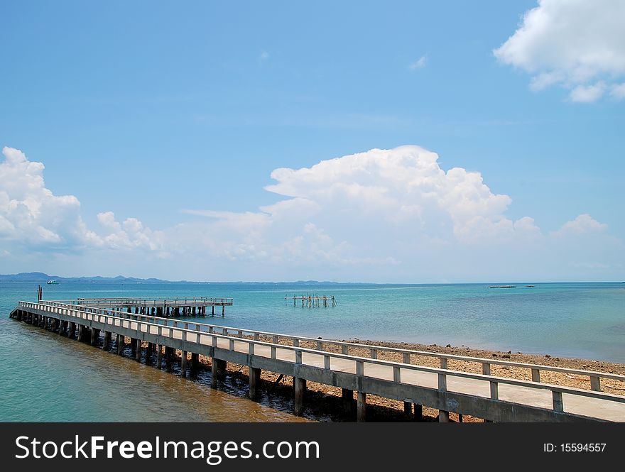 Coast of Chang Island in Thailand. Coast of Chang Island in Thailand.