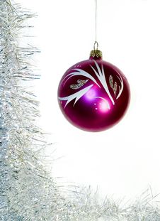 Purple Glass Ball Stock Photography Purple Glass Ball Stock Photography