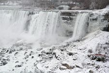 Niagara Falls In The Winter Stock Photography Niagara Falls In The Winter Stock Photography