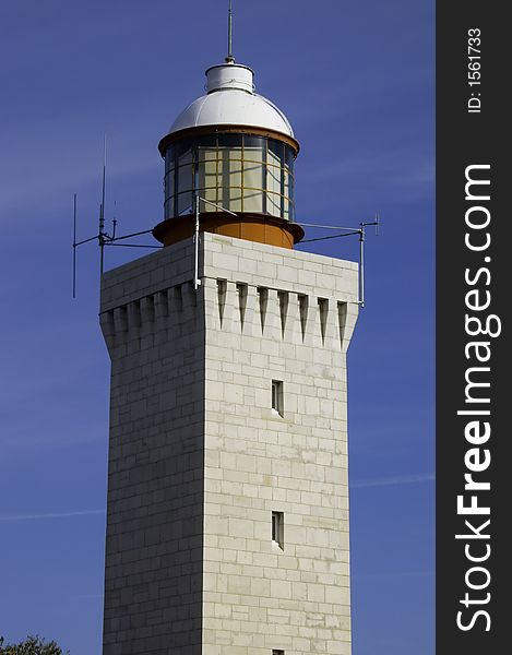 Lighthouse at la Garoupe on Cap d'Antibes in France