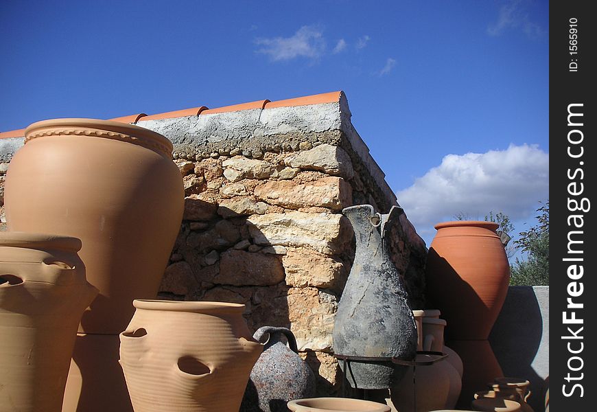 Spanish Pottery Scene