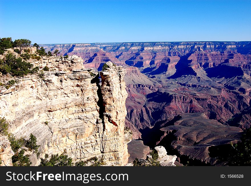 Photo of the grand canyon. Photo of the grand canyon.