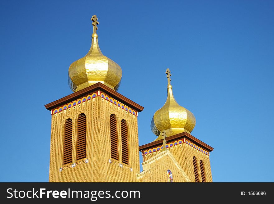 Church Steeple With Dome