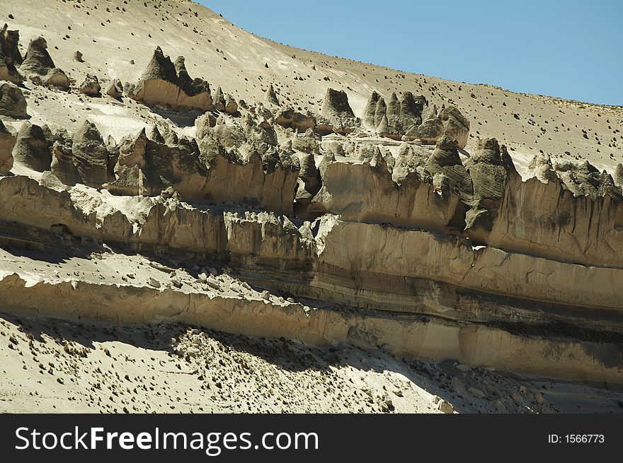 Colca canyon in the Andes,Peru. Colca canyon in the Andes,Peru