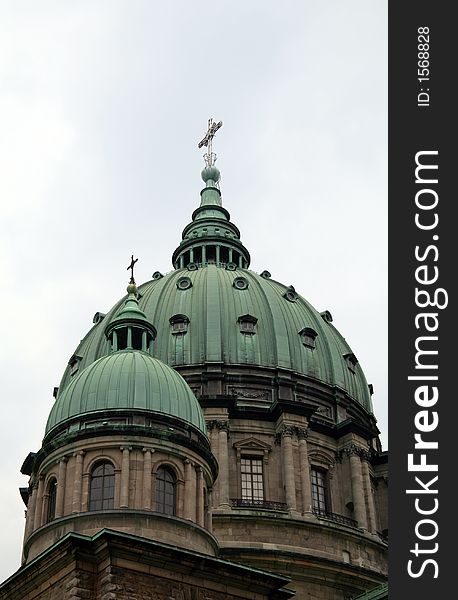 Domed Roof Cathedral in the Montreal Canada Area