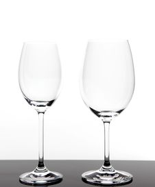 Two Wine Glasses Royalty Free Stock Photos Two Wine Glasses Royalty Free Stock Photos