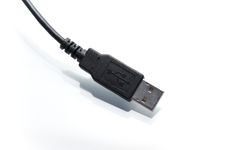 USB Plug Cable Royalty Free Stock Photography