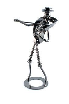 Iron Violinist Stock Photos