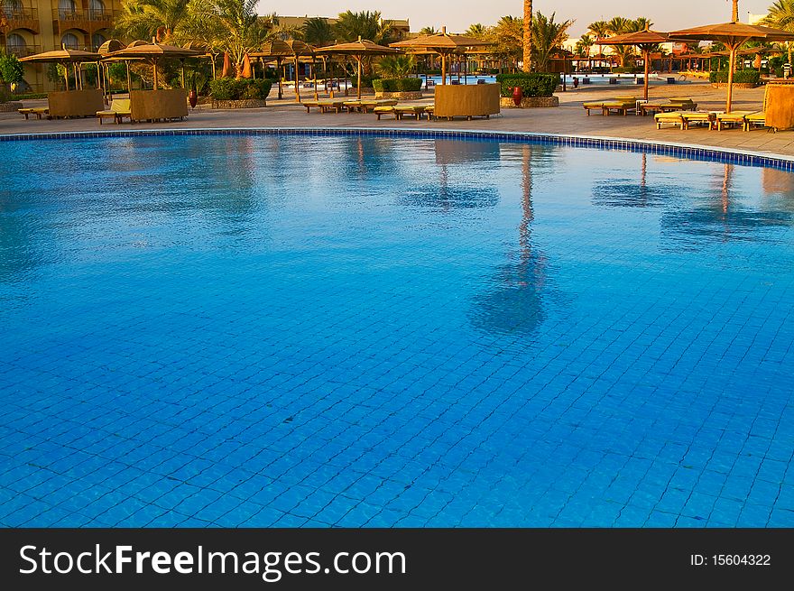 African Resort, Swimming Pool.