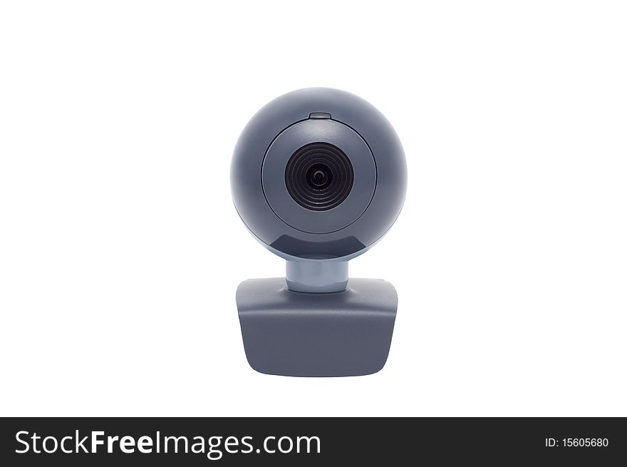 Web camera isolated on white background. Web camera isolated on white background.