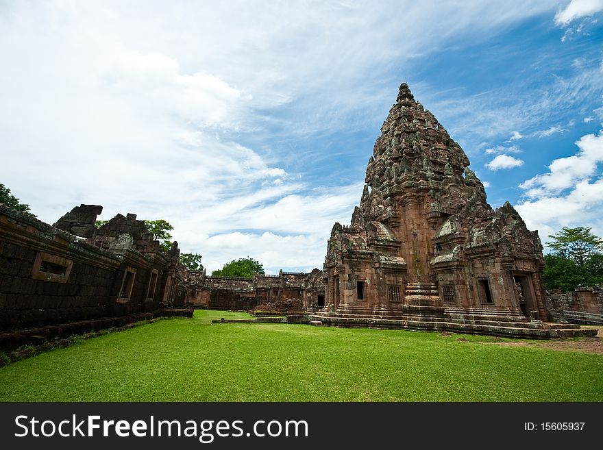 The ancient temple of phanomrung, thailand