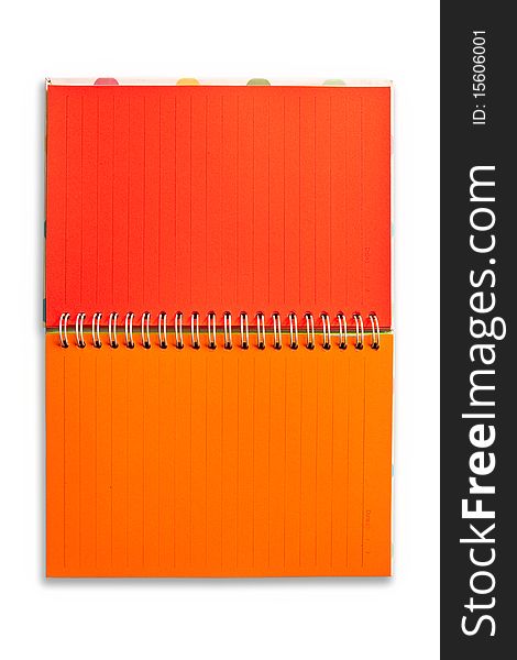 Blank Notebook Isolated