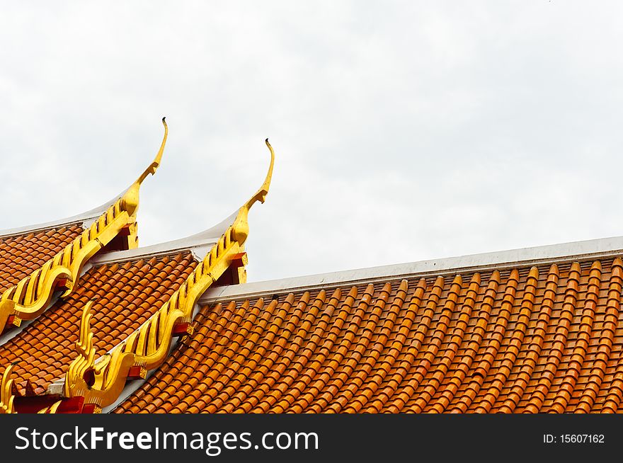 Gable Apex of Marble temple, Bangkok