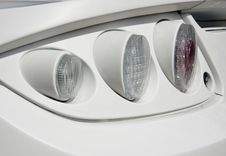 Back Of Sportcar Royalty Free Stock Image Back Of Sportcar Royalty Free Stock Image